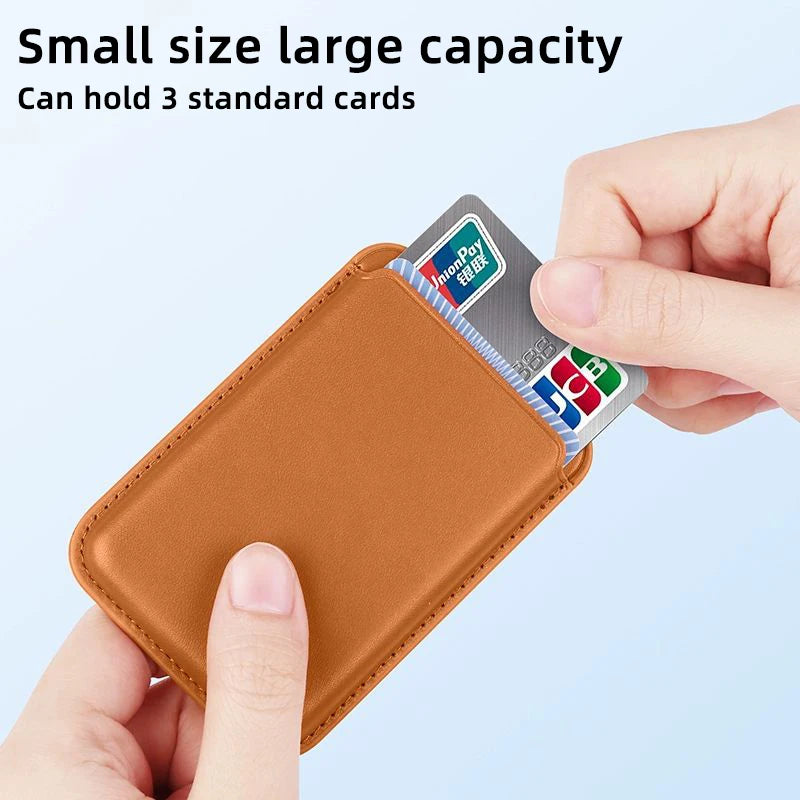 Magnetic Card Holder for iPhone 14 Pro Max Magsafe Back Mobile Phone Accessory