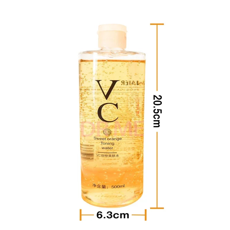 Vitamin C Toner Moisturizing and Refreshing Preventing Dry Skin Changing Hair Glossing Repairing Skin Non irritating 500ml