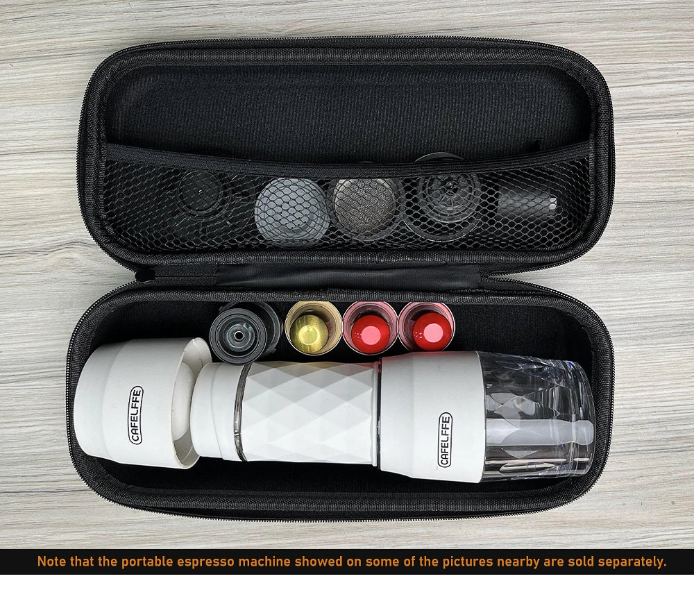 Cafelffe Portable Travel Bag Portable Coffee Machine Outdoor Combination Gift Giving Camping hiking EVA case with MK501 MK502