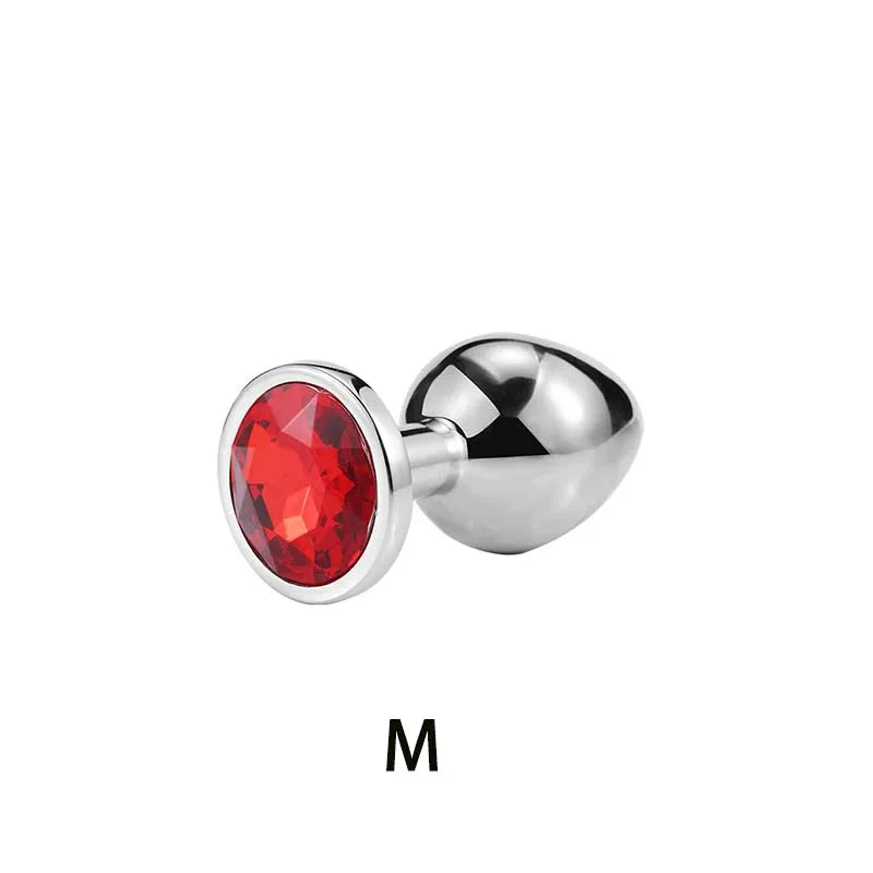 5Size/set Metal Anal plug butt plug Sex Toys Butt Toys For Women/Men/Couples Adult Game Masturbator Anal Diamond Sex Shop