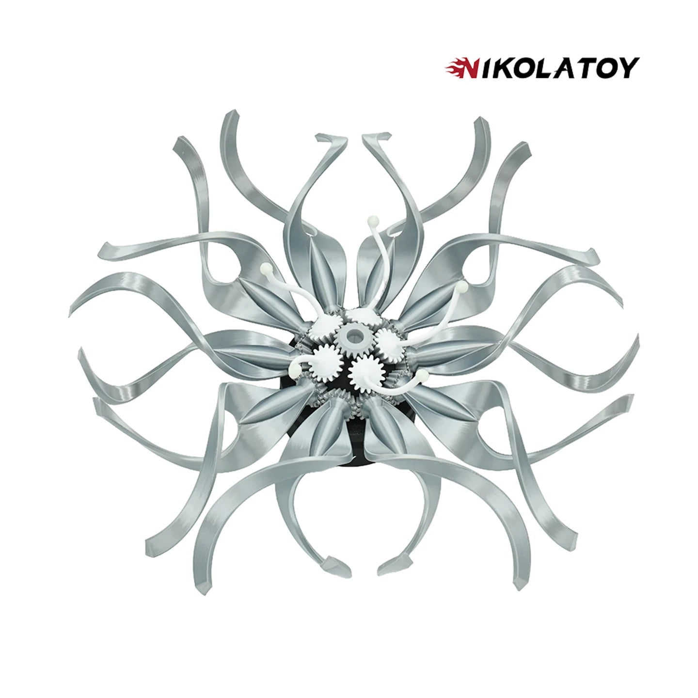 Nikolatoy Saatchi Gallery Modern Aesthetics Visual Art Preserved Flower Desktop Wall-Mounted Mechanical Flower Model Toy