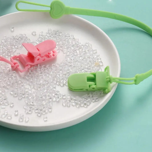 Silicone Pacifier Holder Clip Food-grade BPA Free Baby Pacifier Chain Anti-lost Adjustable Baby Teething Toys Strap Outdoor