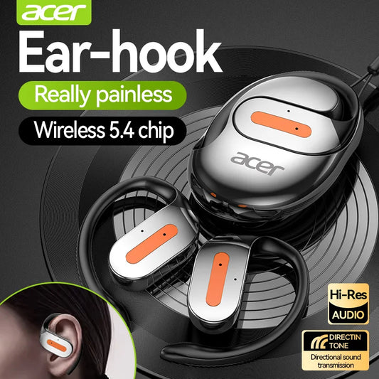 Acer Ohr502 Bluetooth Headset Open Design Wireless Call Noise Reduction Comfortable Wearing Sports Running Fitness Compatible with Mobile Phones Tablets Laptops