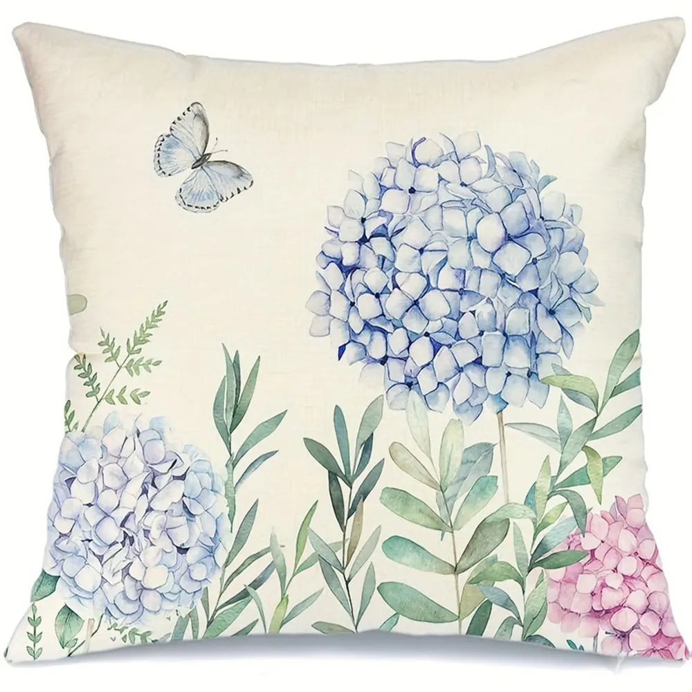 Home Warmth on Pillowcases Cover Bedroom Sofa Decoration Polyester Cushion Cover with Zipper