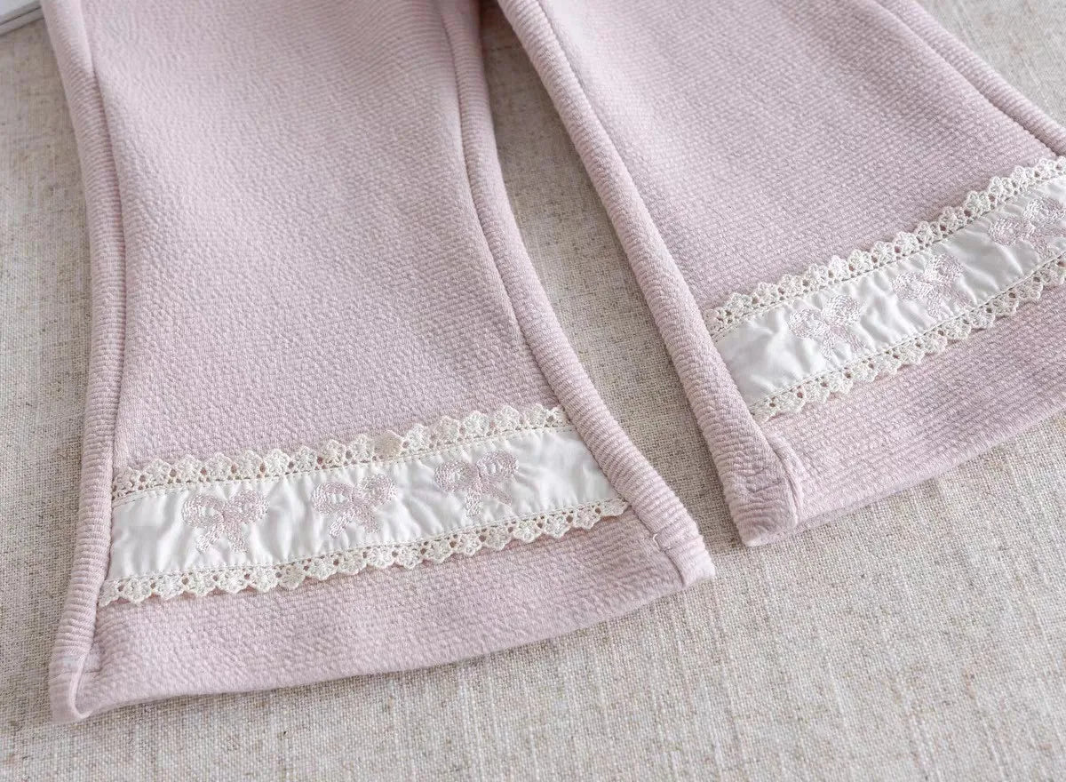 Girls Fashionable Sweet Spring Autumn New Style Casual Long Sleeve Two-Piece Set Children's Clothing Baby Girl Outfit