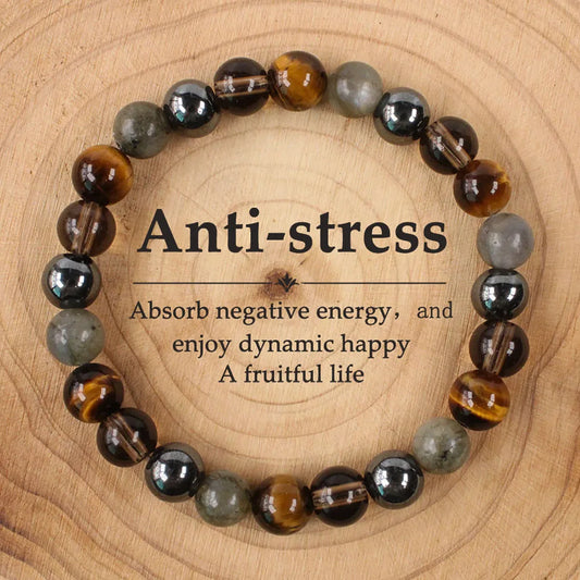 crystals and healing stones bracelets for women trendy jewelry holiday sister mom christmas gifts braclets Tigers eyes shungite