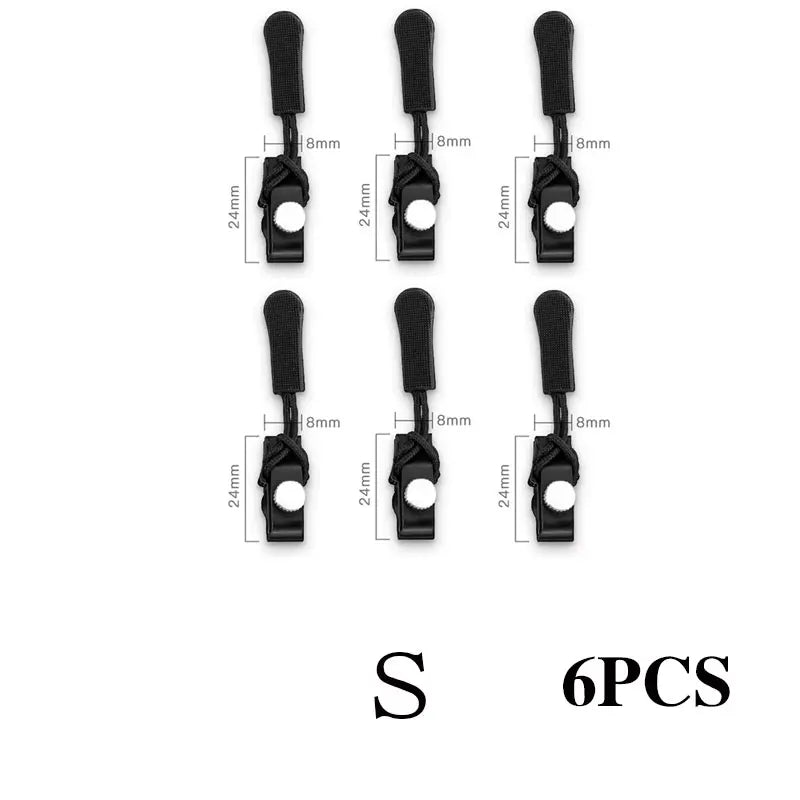 Universal Zipper Repair Kit Instant Fix Replacement Zipper Teeth Slider Puller for Jackets Bags Coats Clothing Accessories
