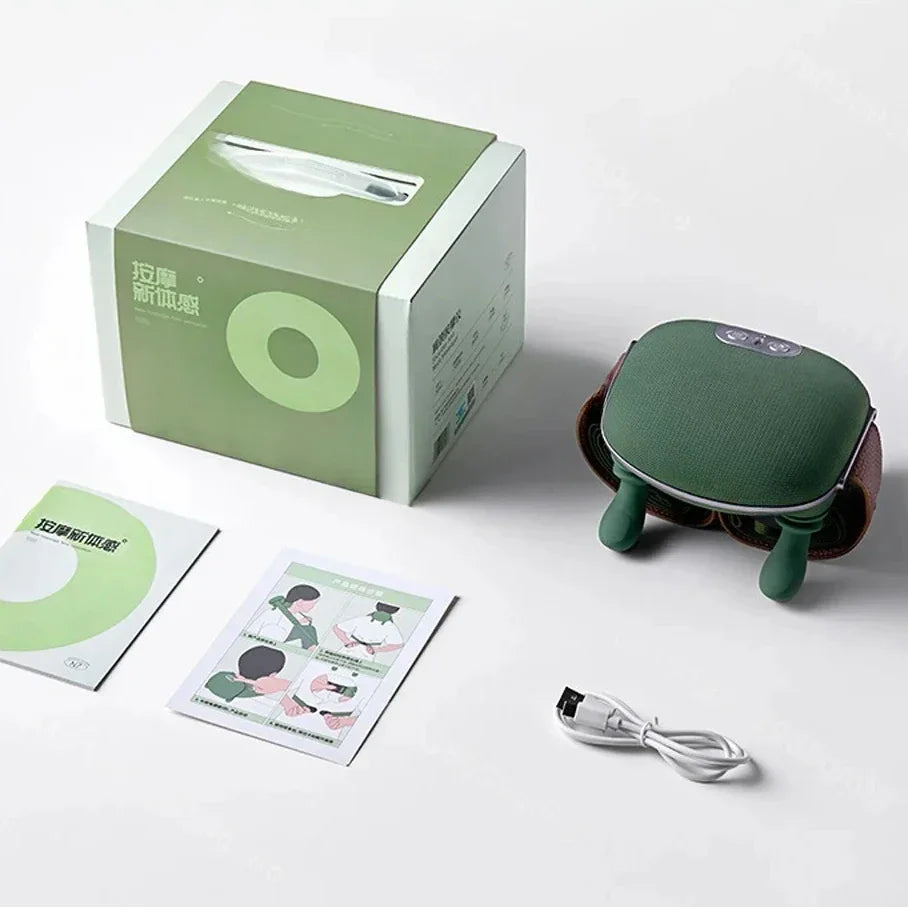 Bionic Neck Shoulder Massager Heated Back Massagers Electric Kneading Muscles Massage Pillow Neck Waist Leg Body 3-Level Modes