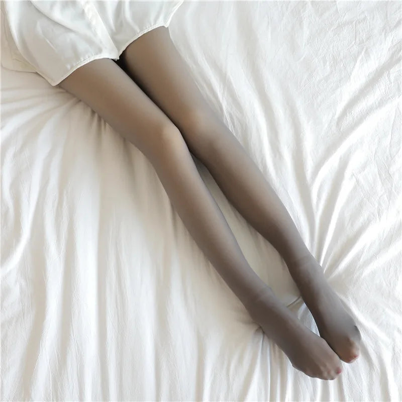 2025 120KG Warm Winter Tights Plus Size Sexy Pantyhose Women Fake Stockings Panty Skin Effect Thick Translucent Tights Leggings