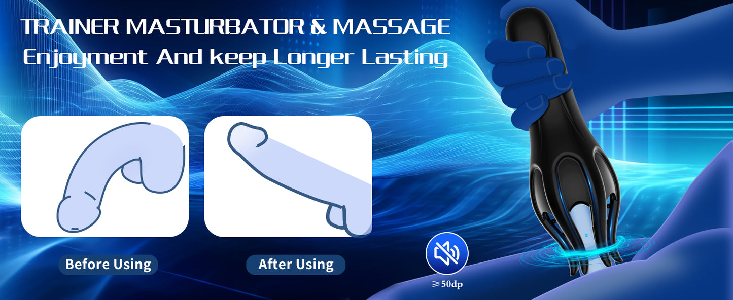 Masturbator for Men Glans Vibrating Tongue Licking Sex Oral Blowjob Lasting Delay Endurance Training Male Sex Toys for Men Adult