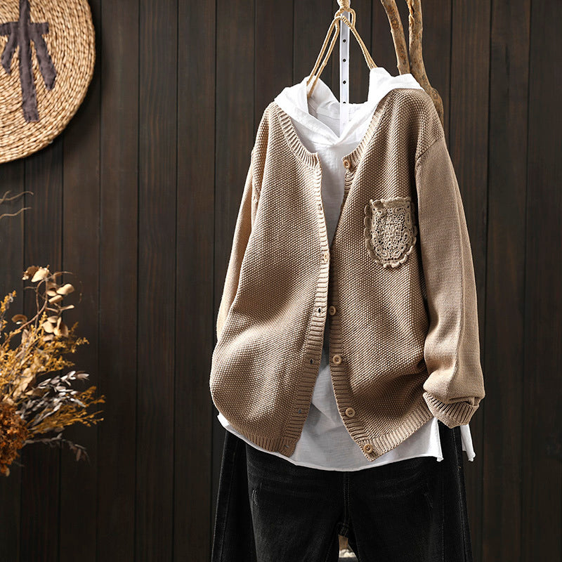 Autumn Casual Single-breasted Outerwear Top