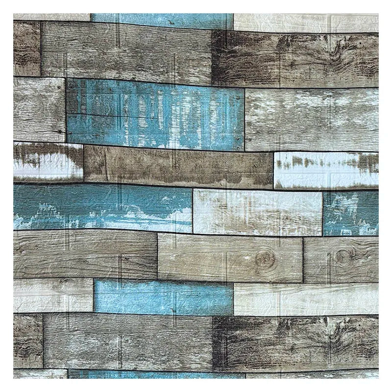 77cm*70cm 3D Self-adhesive Wallpaper Waterproof Brick Retro Wall Stickers Living Room Bedroom Wall Stickers Home Decoration