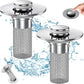 Bathroom Sink Drain Strainer - Pop-Up Filter with Removable Stainless Steel Hair Catcher & Drain Stopper for US Sink Replacement