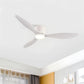 52 Inch Modern DC Ceiling Fan with Light And Remote Control for Living Room Dining Room Bedroom Powerful Airflow Electric fans