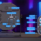 LeLeght 4 Pcs Par Light 36 RGB LED Stage Light Party Light DMX512 With Remote Control For DJ Party Show Halloween Christmas
