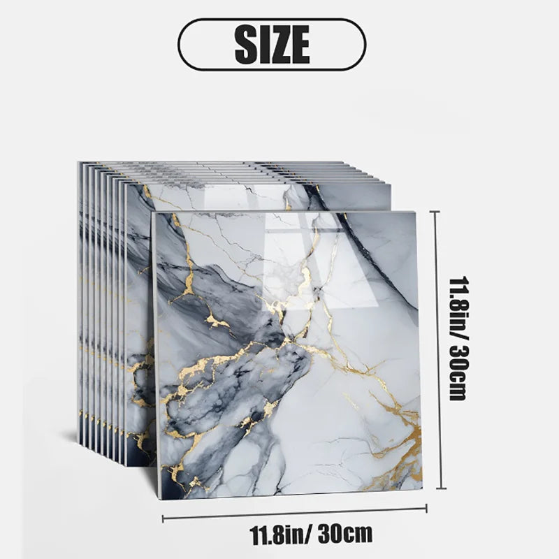 Marble waterproof self-adhesive wallpaper PVC wallpaper living room TV background wall decoration wall sticker