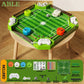 Mini Four-Player Soccer Hyperlaps Tabletop Interactive Game, Soccer Tabletop Competition Sports Game, Requires Self-Assembly.