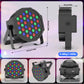 LeLeght 4 Pcs Par Light 36 RGB LED Stage Light Party Light DMX512 With Remote Control For DJ Party Show Halloween Christmas