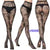 Women's Sexy Tights Black Socks Lace Leggings Floral Sheer Patterned Pantyhose Fishnet Stockings for Women