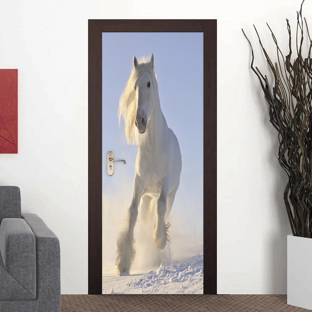 Simulation Of Gilt Leaves DIY Door Stickers Home Decoration Wall Sticker Kitchen Art Mural Peel & Stick Waterpoof PVC Wallpaper