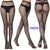Women's Sexy Tights Black Socks Lace Leggings Floral Sheer Patterned Pantyhose Fishnet Stockings for Women