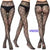 Women's Sexy Tights Black Socks Lace Leggings Floral Sheer Patterned Pantyhose Fishnet Stockings for Women
