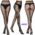 Women's Sexy Tights Black Socks Lace Leggings Floral Sheer Patterned Pantyhose Fishnet Stockings for Women