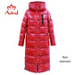 Astrid Winter Women's coat women parka long warm Bright fabric fashion Jacket hooded large sizes trendy female clothing 9510