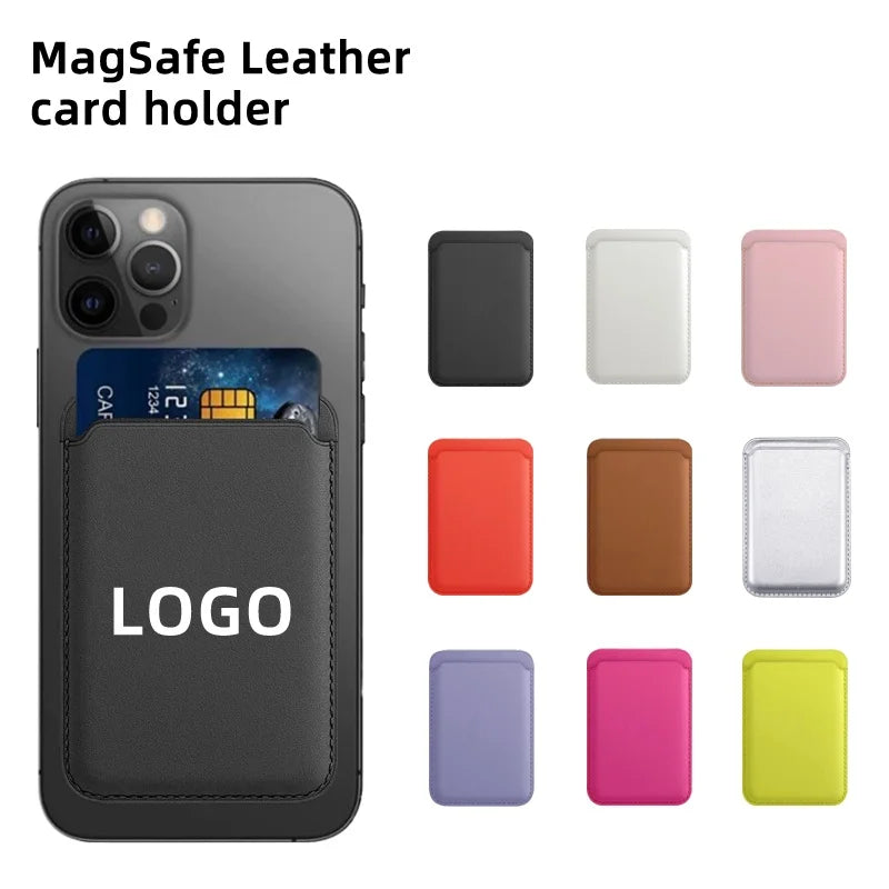 Magnetic Card Holder for iPhone 14 Pro Max Magsafe Back Mobile Phone Accessory