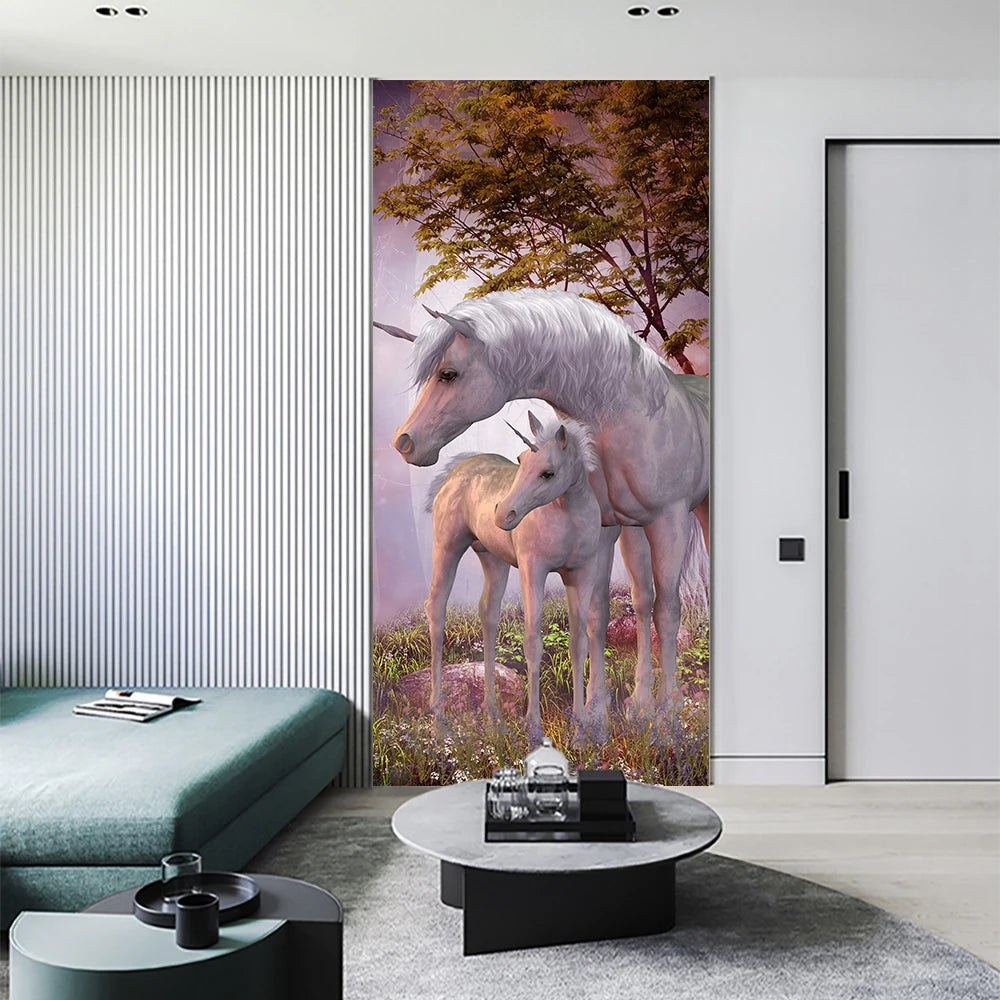 Simulation Of Gilt Leaves DIY Door Stickers Home Decoration Wall Sticker Kitchen Art Mural Peel & Stick Waterpoof PVC Wallpaper