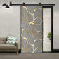 Simulation Of Gilt Leaves DIY Door Stickers Home Decoration Wall Sticker Kitchen Art Mural Peel & Stick Waterpoof PVC Wallpaper