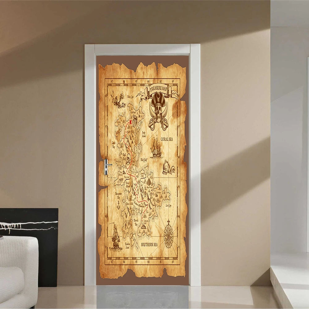 Simulation Of Gilt Leaves DIY Door Stickers Home Decoration Wall Sticker Kitchen Art Mural Peel & Stick Waterpoof PVC Wallpaper