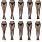 Women's Sexy Tights Black Socks Lace Leggings Floral Sheer Patterned Pantyhose Fishnet Stockings for Women