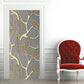 Simulation Of Gilt Leaves DIY Door Stickers Home Decoration Wall Sticker Kitchen Art Mural Peel & Stick Waterpoof PVC Wallpaper