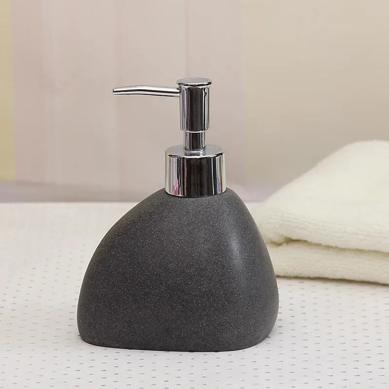 Resin Bathroom Accessories Emulsion Bottle High-grade Wash Gargle Cup Toothbrush Suit Banyo Aksesuarlari Soap Dish Washing set