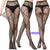 Women's Sexy Tights Black Socks Lace Leggings Floral Sheer Patterned Pantyhose Fishnet Stockings for Women