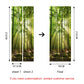 Simulation Of Gilt Leaves DIY Door Stickers Home Decoration Wall Sticker Kitchen Art Mural Peel & Stick Waterpoof PVC Wallpaper