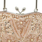 Boutique De FGG Elegant Frame Women Formal Beaded Evening Purses and Handbags Bridal Sequins Clutch Bag Cocktail Party Bag