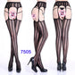 27 Style Women Fishnet Stockings Lingerie Black Jacquard Lace Belt Mesh Elastic Thigh High Stockings Female Spider Web Pantyhose