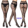 Women's Sexy Tights Black Socks Lace Leggings Floral Sheer Patterned Pantyhose Fishnet Stockings for Women