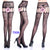 27 Style Women Fishnet Stockings Lingerie Black Jacquard Lace Belt Mesh Elastic Thigh High Stockings Female Spider Web Pantyhose