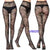 Women's Sexy Tights Black Socks Lace Leggings Floral Sheer Patterned Pantyhose Fishnet Stockings for Women
