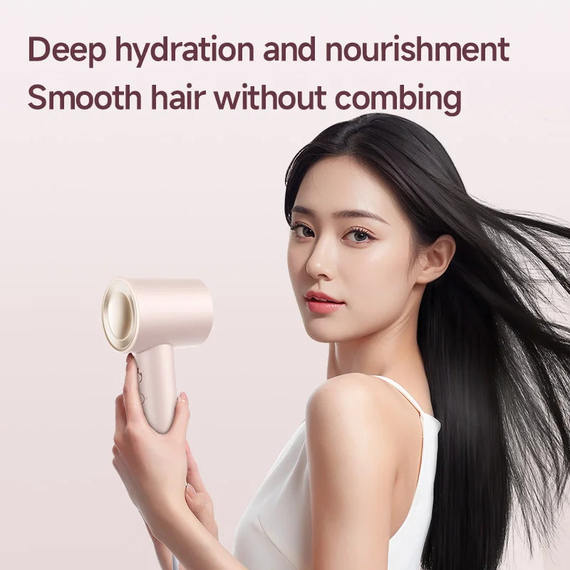 Professional 1600W High-Speed Hair Dryer Powerful Electric One-Step Concentrator Blow Dryer for Outdoor Salon Hotel Car RV