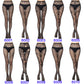 Women's Sexy Tights Black Socks Lace Leggings Floral Sheer Patterned Pantyhose Fishnet Stockings for Women