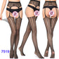27 Style Women Fishnet Stockings Lingerie Black Jacquard Lace Belt Mesh Elastic Thigh High Stockings Female Spider Web Pantyhose