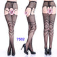 27 Style Women Fishnet Stockings Lingerie Black Jacquard Lace Belt Mesh Elastic Thigh High Stockings Female Spider Web Pantyhose
