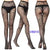 Women's Sexy Tights Black Socks Lace Leggings Floral Sheer Patterned Pantyhose Fishnet Stockings for Women