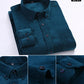 Plus Size 6XL 2025 Autumn/Winter Warm Quality 100% Cotton Corduroy Long Sleeved Button Collar Casual Shirts For Men Comfortable