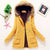 Korean Style Thickened Long Cotton Jacket Women's Winter Coat with Fleece Lining And Fur Collar Slim Fit plus Size Top