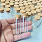 45/70/108 Pcs 10ml Glass Bottles Cork Stoppers Mini Test Tube Jars Tiny Containers For DIY Crafts Wishing Bottles Spice Storage